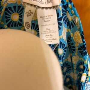 Matilda Jane Floral Shirt in Blue and Yellow